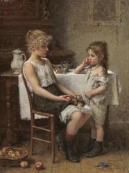 Children with Apples